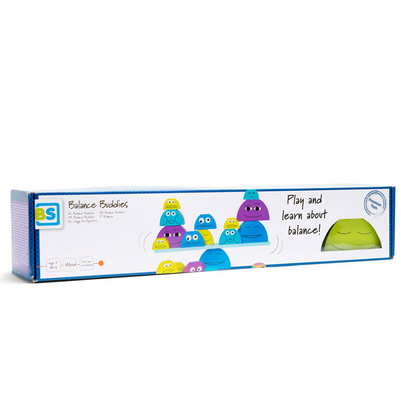 חברים מתגלגלים - משחק שיווי משקל חברתי מעץ Balance Buddies