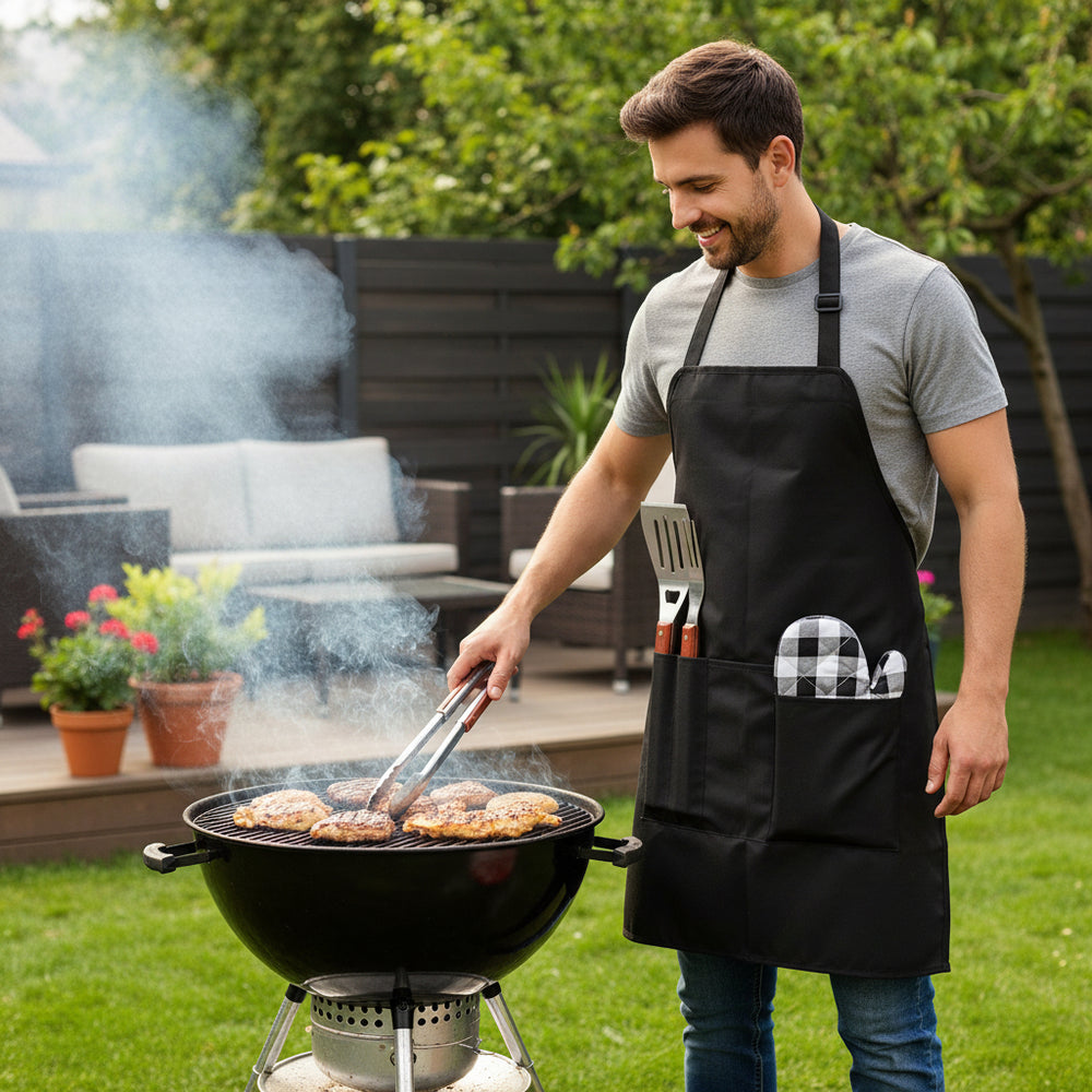 סינר מנגל עם כלים