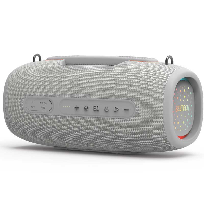 רמקול בלוטוס נייד מפלצתי Beat Box מבית BeeTech עוצמה 120W