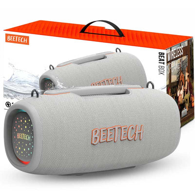 רמקול בלוטוס נייד מפלצתי Beat Box מבית BeeTech עוצמה 120W