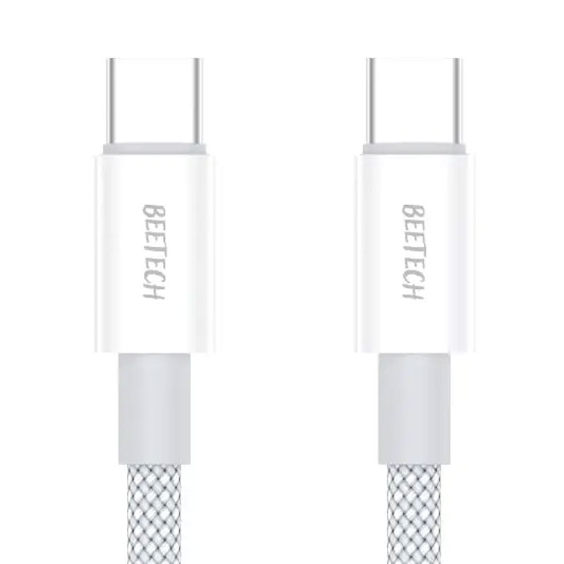 כבל טעינה מהירה שזור Type-C 240W באורך 2 מטר מבית BeeTech