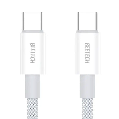 כבל טעינה מהירה שזור Type-C 240W באורך 2 מטר מבית BeeTech