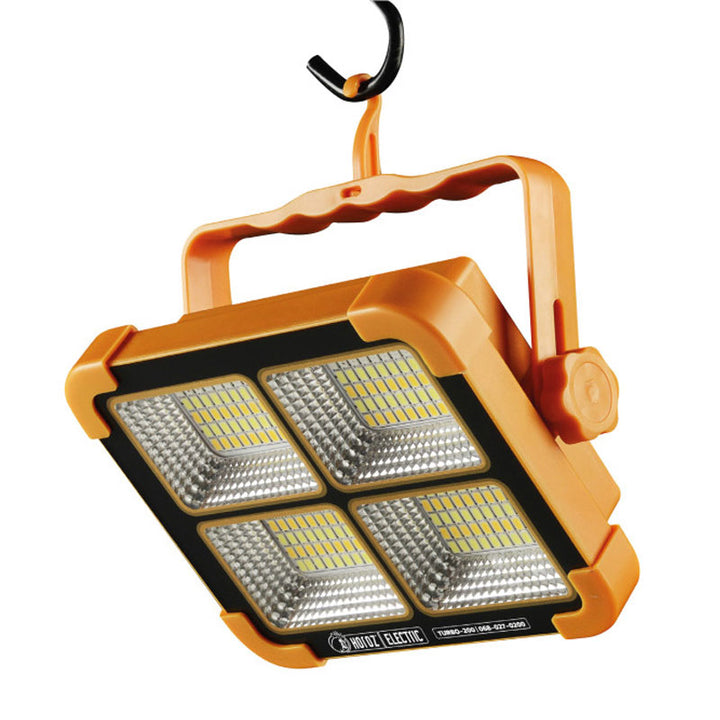 תאורת לד סולארית 100W לקמפינג ושטח עם 288 נורות