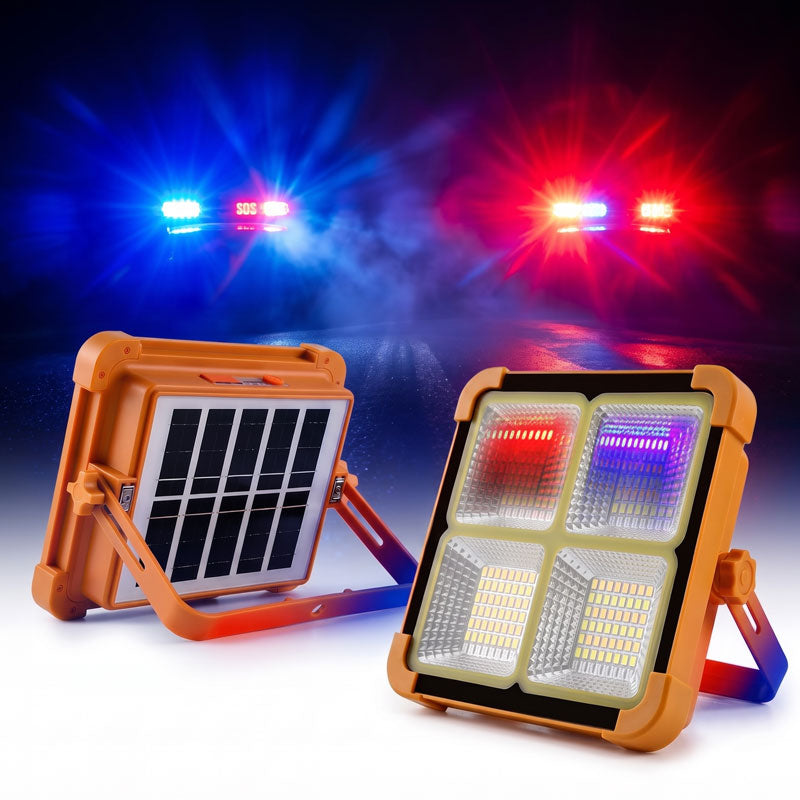תאורת לד סולארית 100W לקמפינג ושטח עם 288 נורות
