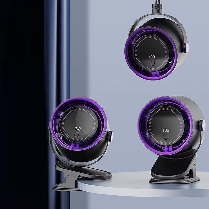 מאוורר קליפס טורבו נטען עם חיבור USB