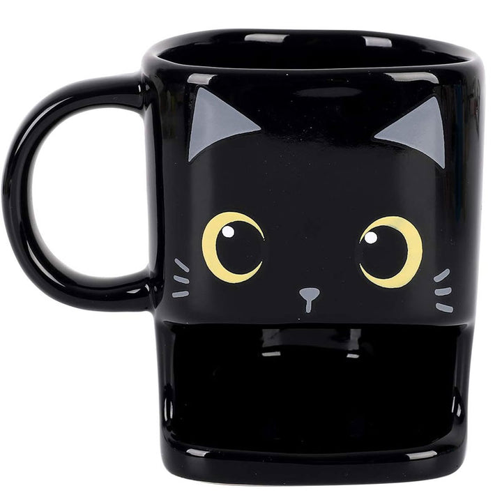 ספל חתול עם תא לעוגיות iTOTAL