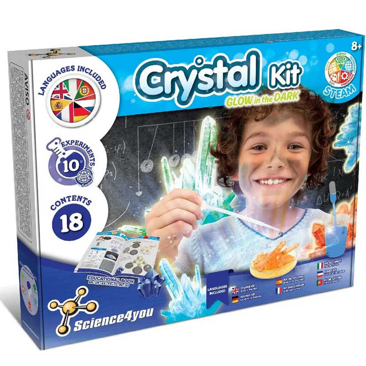 STEAM ערכת גידול קריסטלים לילדים