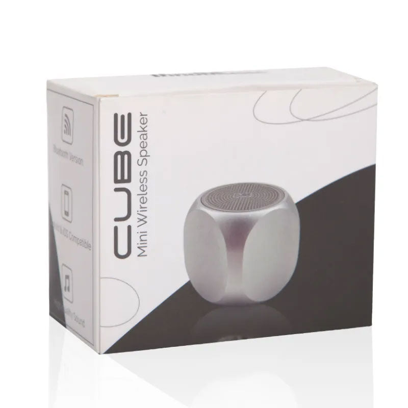 רמקול בלוטוס מיני עוצמתי ונייד 3W - דגם CUBE