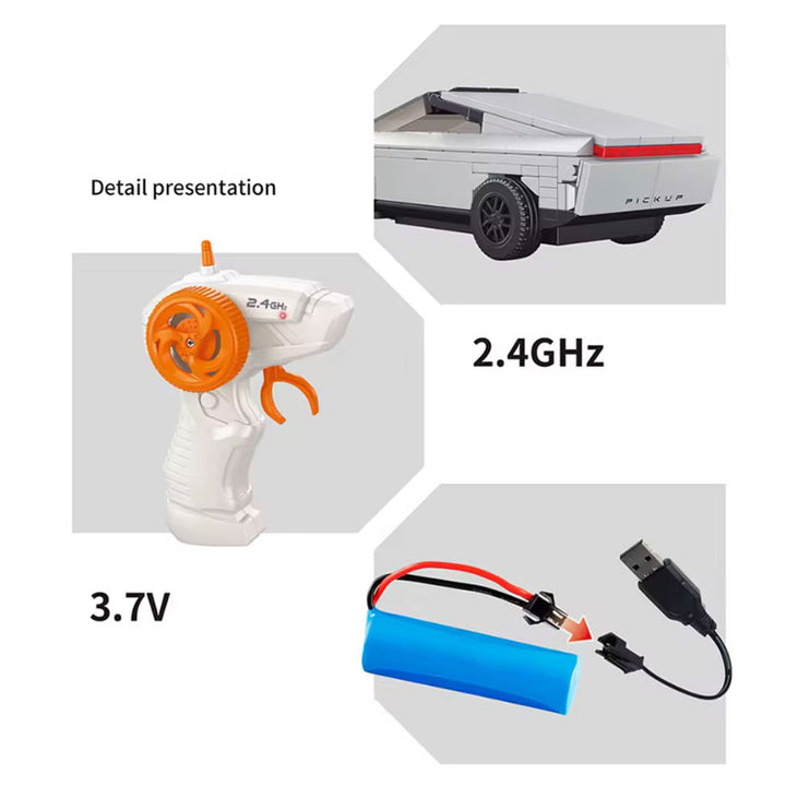 משאית CYBER להרכבה על שלט רחוק מבית Pingao Blocks