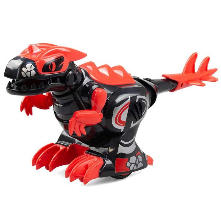 זוג רובוטים דינוזאורים נלחמים על שלט DINO KOMBAT סילברליט