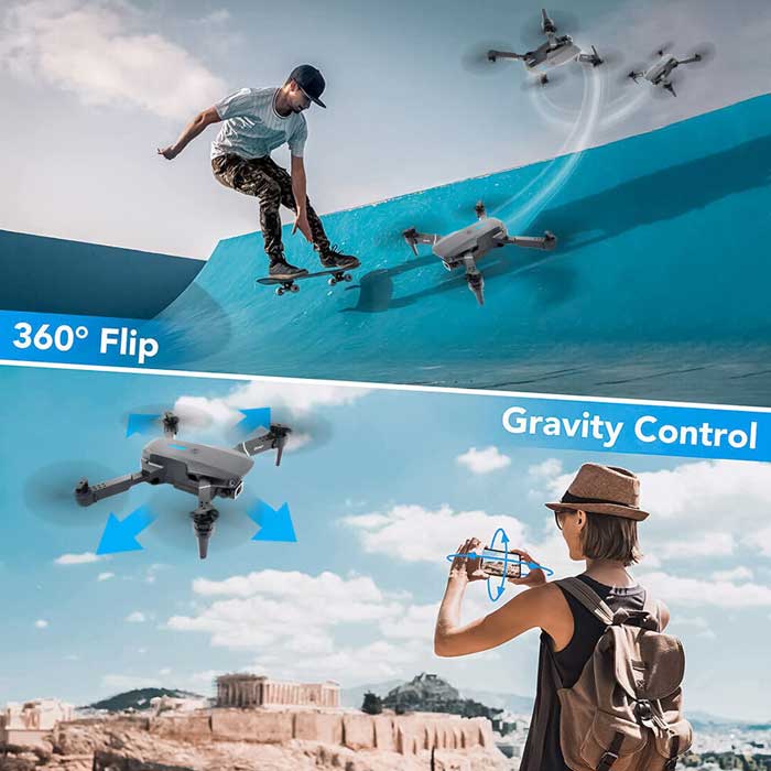 רחפן עם פונקציית היפוך 360 