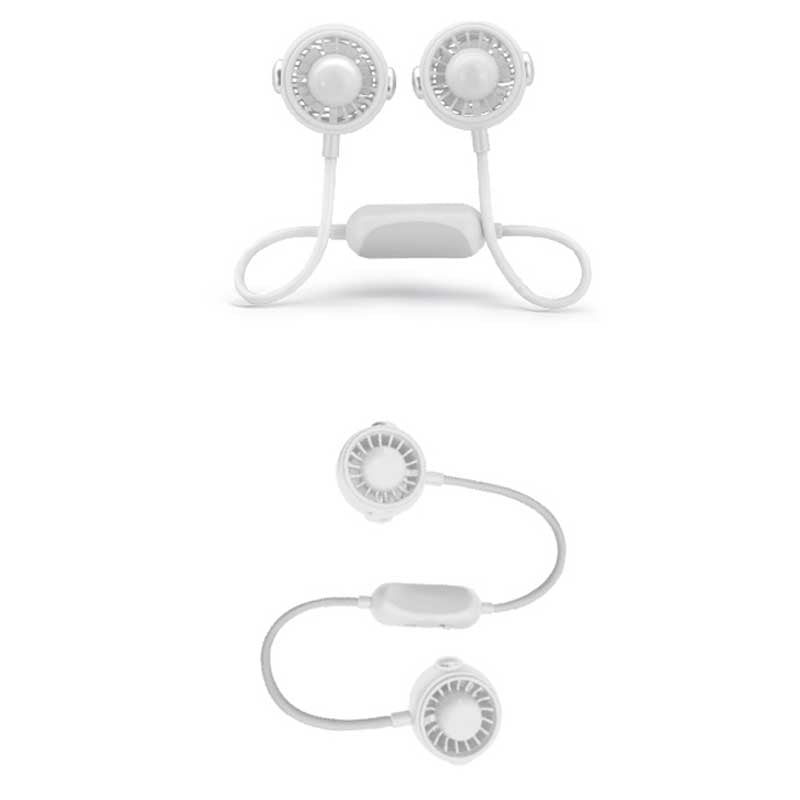 מאוורר צוואר גמיש ונטען עם שתי מהירויות