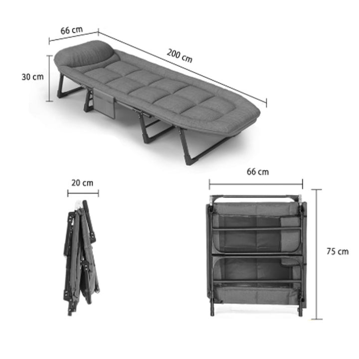 מיטה מתקפלת איכותית לקמפינג אירוח ולשעת חירום
