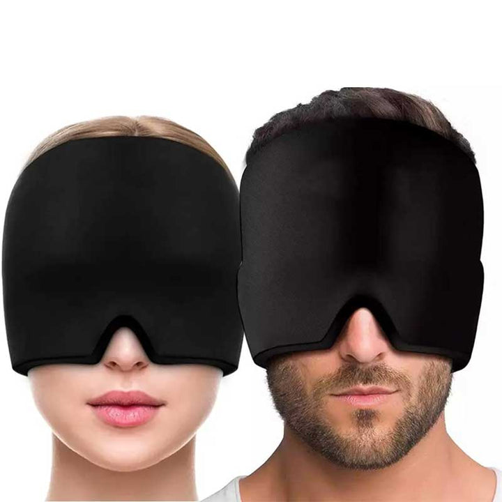 כובע ג'ל קירור וחימום להפחתת כאבי ראש ומיגרנות