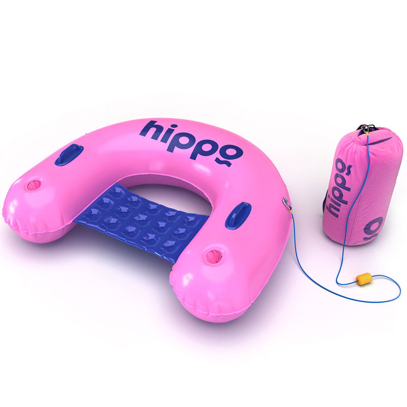 מזרן כיסא ים מתנפח עם עוגן חול HIPPO נגד סחף גלים