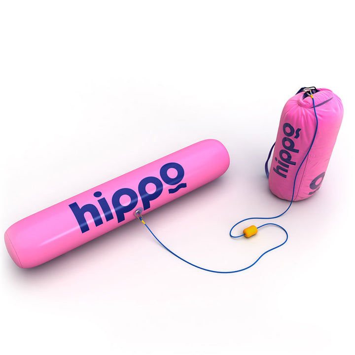 מצוף לבריכה HIPPO ורוד