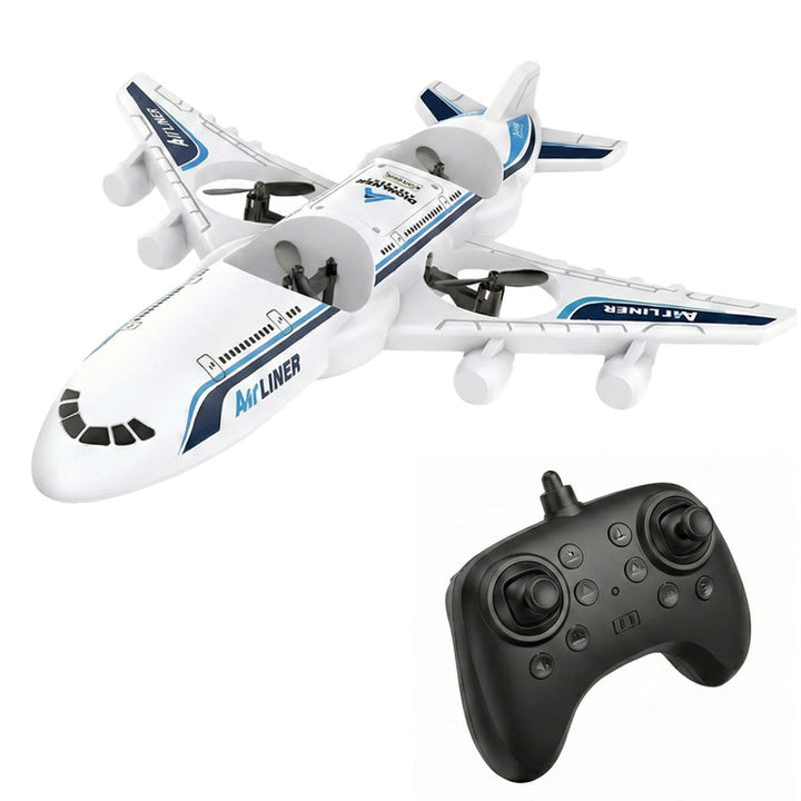 רחפן מטוס סילון על שלט עם פעלולים 360