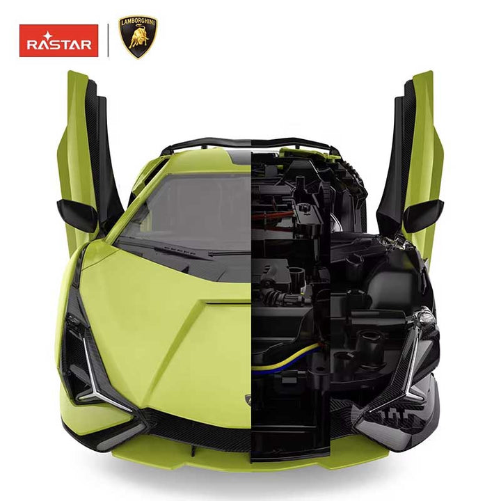 מכונית Lamborghini Sian עם שלט להרכבה עצמית