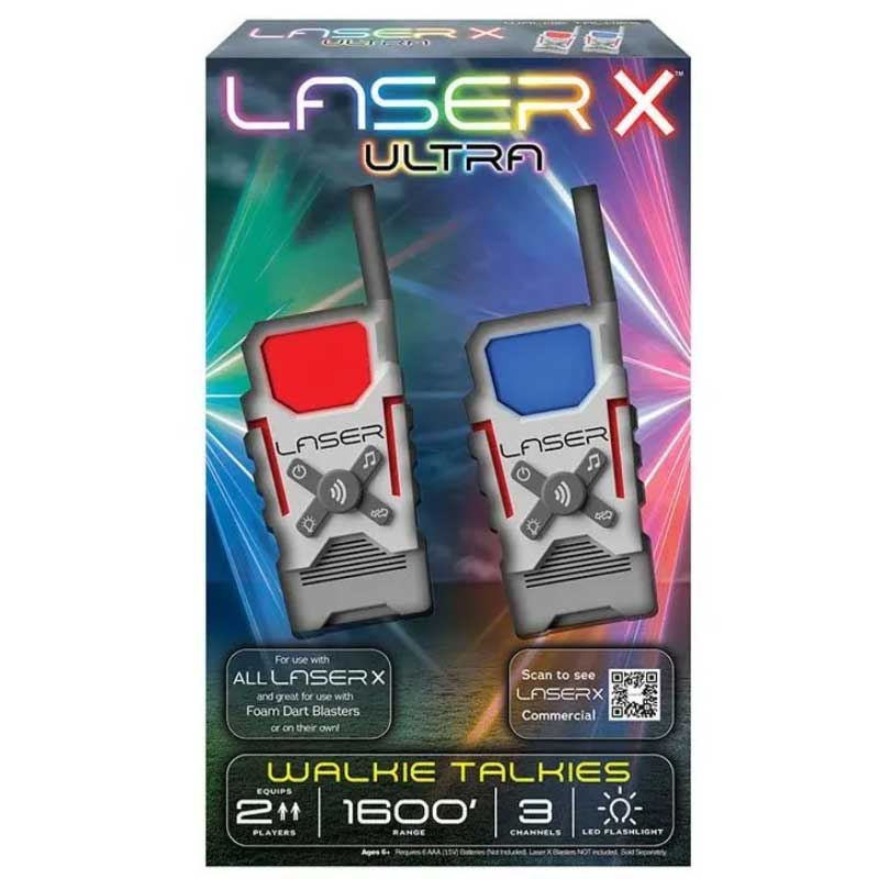 זוג מכשירי ווקי טוקי Laser X לילדים טווח 500 מטר