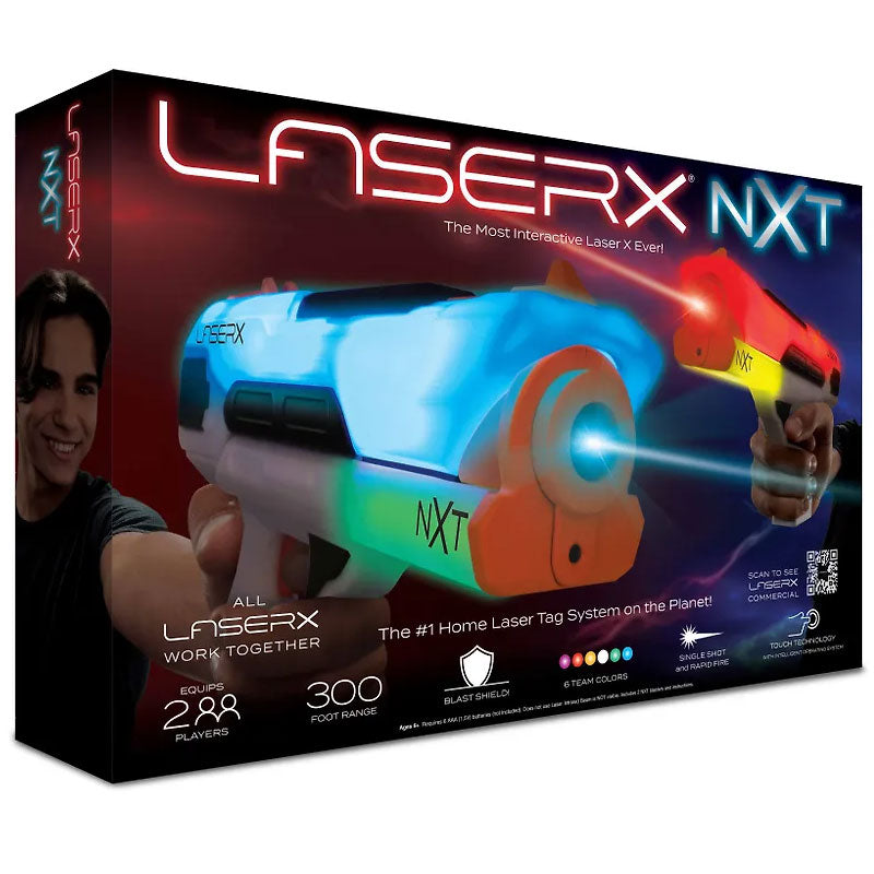 Laser Rival זוג רובי לייזר טאג Laser X NXT - משחק פעולה חוויתי לבית ולחצר – גאדג'טשופ