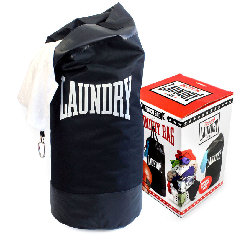 סל כביסה מעוצב שק איגרוף - הופכים את הכביסה לאימון כושר