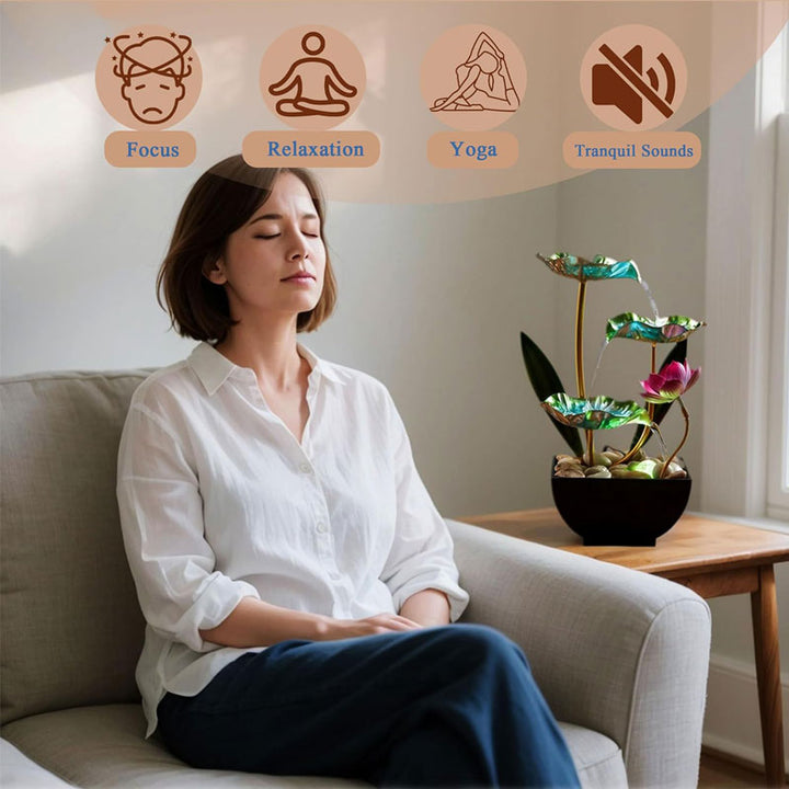 מפל מים שולחני בחיבור USB