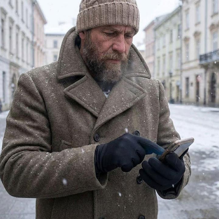 כפפות טאץ' איכותיות מבד לייקרה