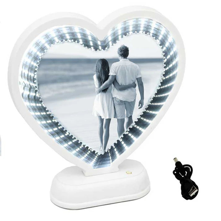 מראת קסם לב אינסוף עם תמונה נסתרת