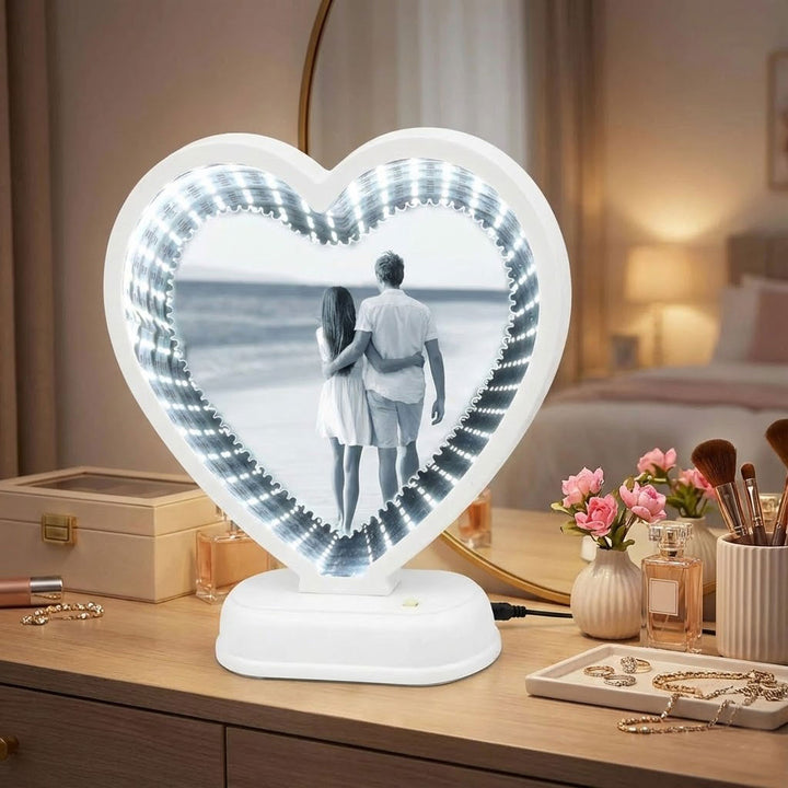 מראת קסם לב אינסוף עם תמונה נסתרת