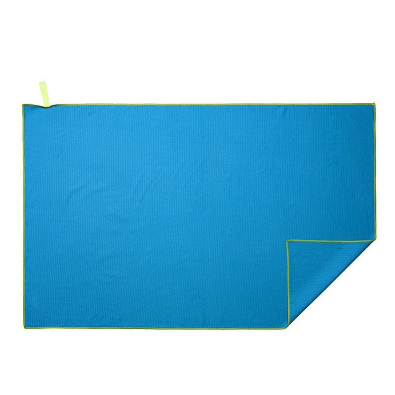 מגבת מיקרופייבר למתאמנים במרקם מחורץ כולל נרתיק נשיאה