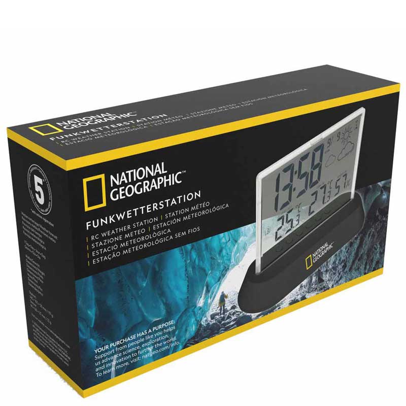 שעון תחנת מזג אוויר ביתית National Geographic