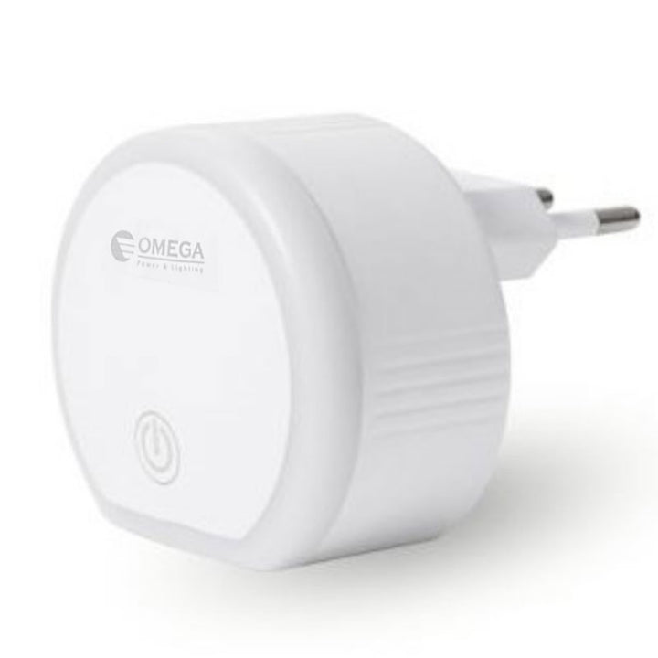 מנורת לילה וקריאה מגע עם שקעי טעינה TYPE-C / USB