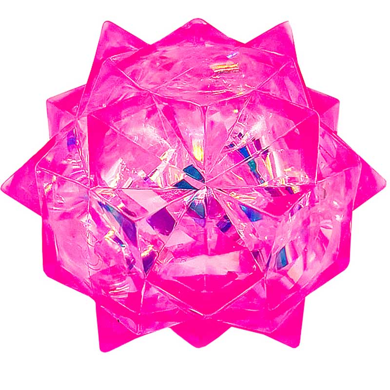 כוכב פוליגונלי נצנצים למעיכה - פידג'ט מעוצב ומנצנץ