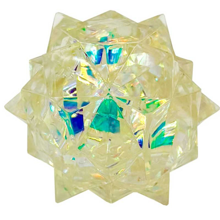 כוכב פוליגונלי נצנצים למעיכה - פידג'ט מעוצב ומנצנץ