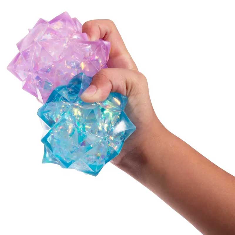 כוכב פוליגונלי נצנצים למעיכה - פידג'ט מעוצב ומנצנץ