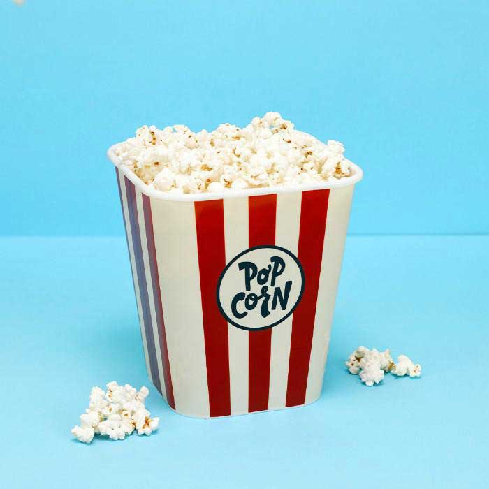 דלי פופקורן גדול בעיצוב של פעם Cinema