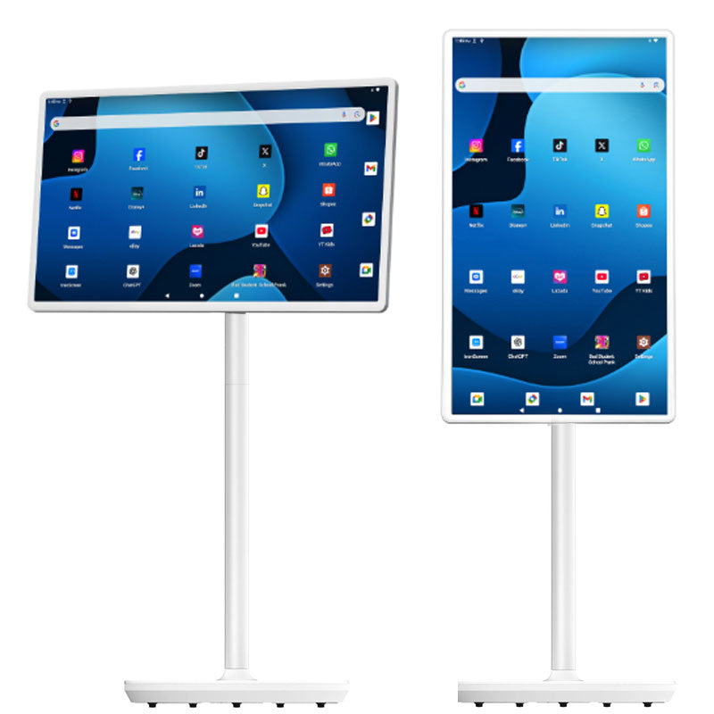 מסך חכם נייד על גלגלים 32 אינץ' – טאבלט ענק BeeTech B-32S