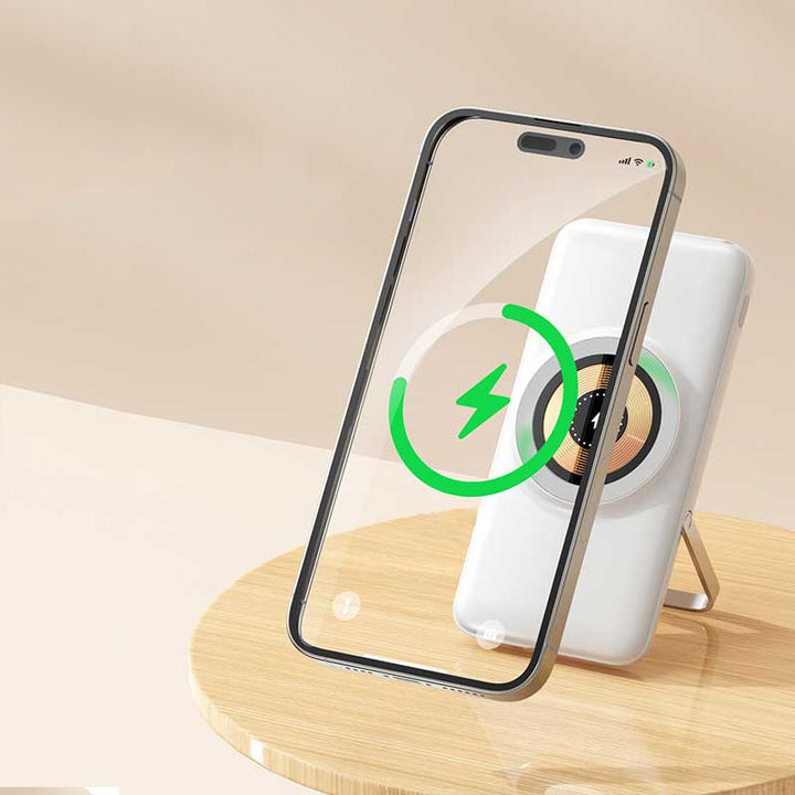 מטען נייד פאוורבנק 10,000mAh עם משטח טעינה אלחוטי 15W