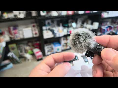 מיקרופון דש אלחוטי מקצועי לסמארטפון Type-C ו-Lightning