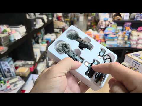 זוג מיקרופונים אלחוטיים לחיבור Type-C / Lightning דגם BT-MC20 מבית BeeTech
