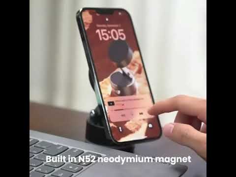 מעמד מגנטי לסמארטפון עם אחיזת וואקום