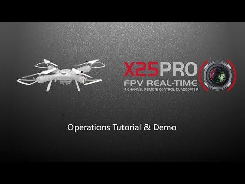 רחפן עם מצלמה WIFI X25PRO