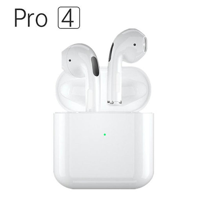 אוזניות אלחוטיות Pro 4 TWS עם קייס טעינה ובלוטוס