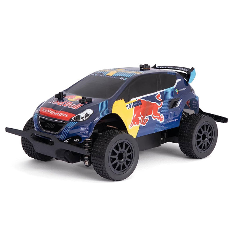 מכונית על שלט 25 קמ"ש רד בול CARRERA PEUGOT WRX RALLYCROSS 208