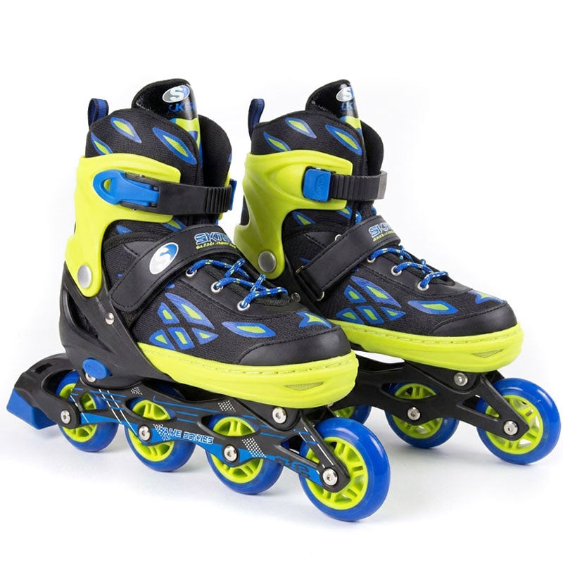 רולרבליידס מקצועיים לילדים דגם SKATER S6 עם גלגלי סיליקון