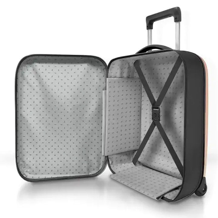 מזוודת עלייה למטוס Rollink Flex Vega 21 אינץ בצבע כחול אטלנטי