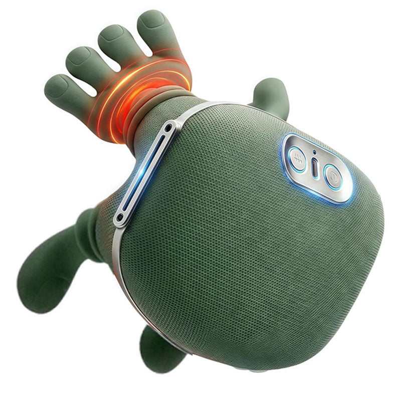 מכשיר עיסוי שיאצו 4D לצוואר ולעורף בעיצוב כפות ידיים