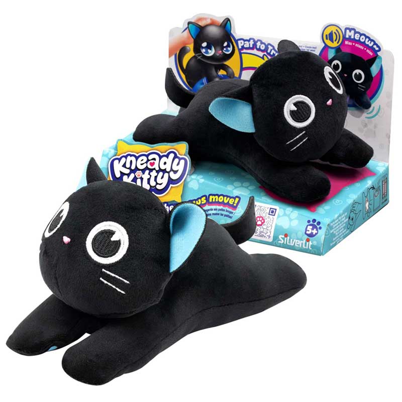 חתלתול אלקטרוני פרוותי אינטראקטיבי Kneady Kitty מבית Silverlit