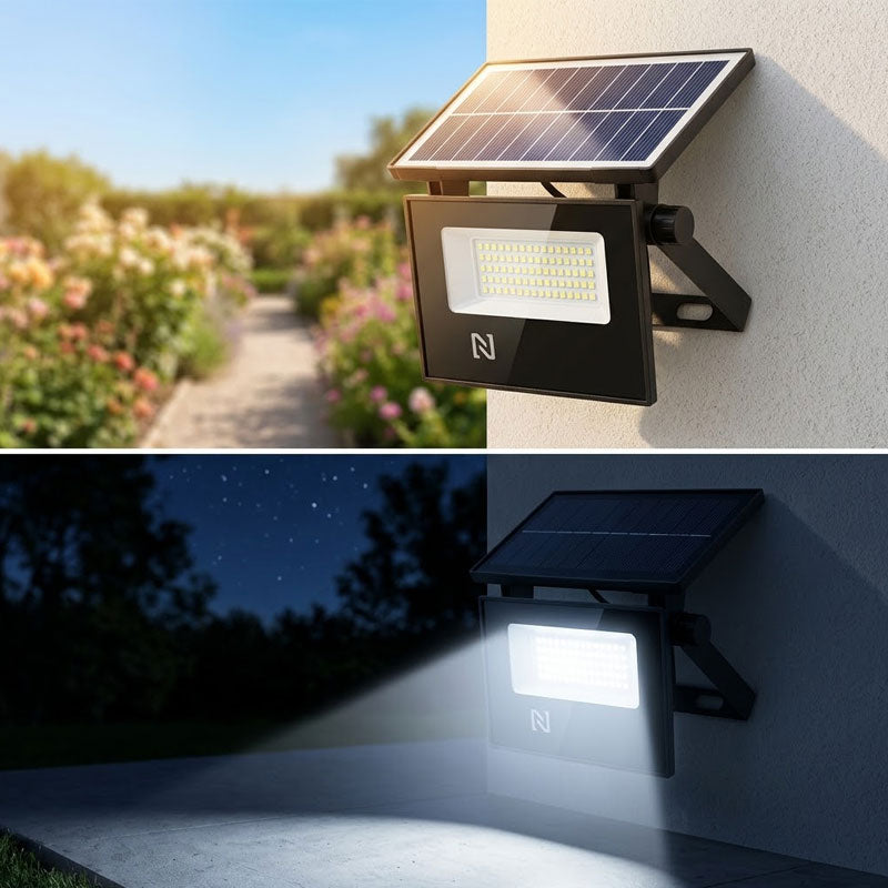 פרוז'קטור סולארי חיצוני 10W עם חיישן תנועה Novatech Terra Spot