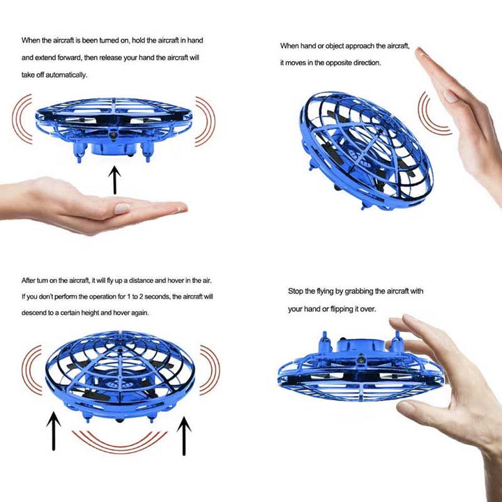 רחפן עם חיישני תנועה